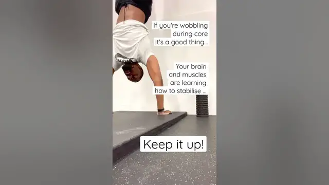 'Video thumbnail for Why you're Shaking during Core Exercises 🤔 #shorts #coreworkout #fitnessmotivation #calisthenics'