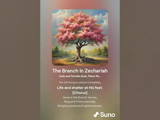 'Video thumbnail for The Branch in Zechariah: A Song Celebrating Jesus as the Branch'