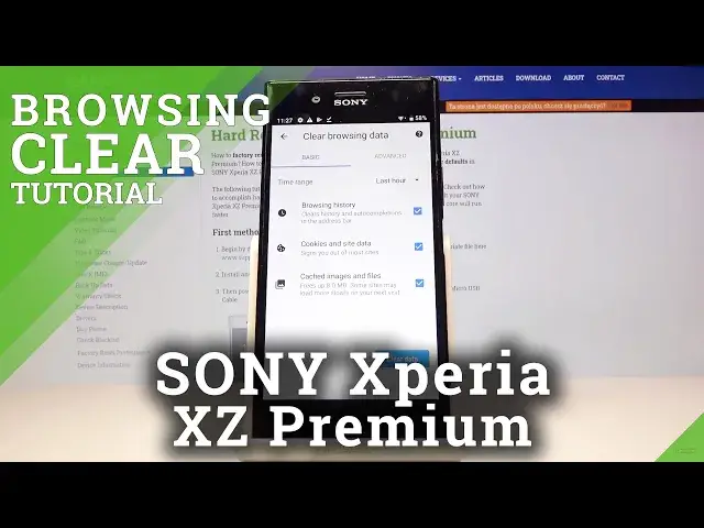 'Video thumbnail for How to Clear Browsing Data on SONY Xperia XZ Premium - Delete Browser History'