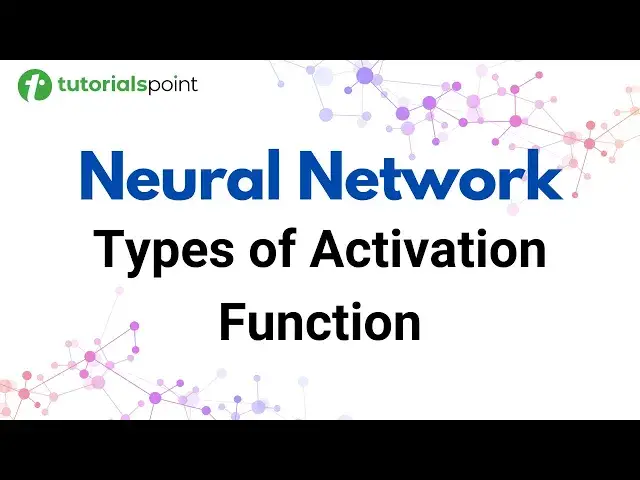'Video thumbnail for Types of Activation Functions in Neural Network | Artificial Intelligence | Machine Learning'