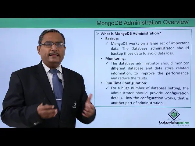 'Video thumbnail for MongoDB Administration Overview'