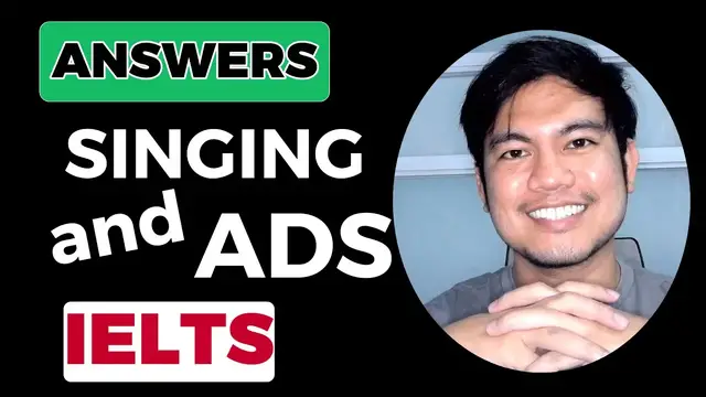 'Video thumbnail for (2024) ADVERTISEMENTS and SINGING IELTS Speaking Recent Questions and Answers'