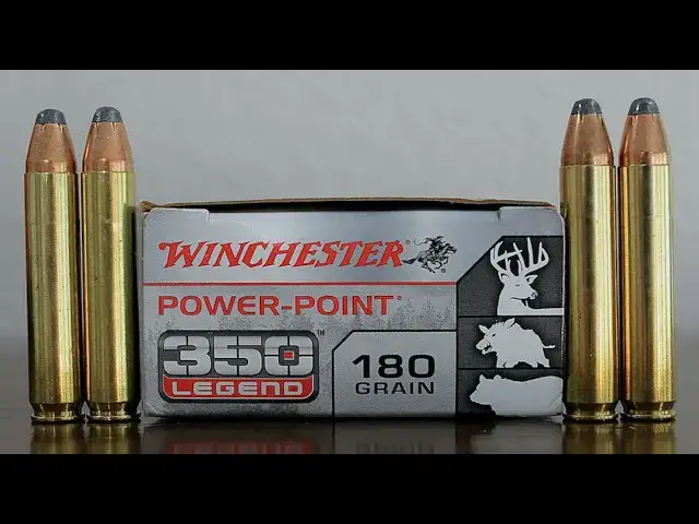 'Video thumbnail for 350 Legend Full Profile | 450 Bushmaster vs 350 Legend vs 223 Remington Comparison'