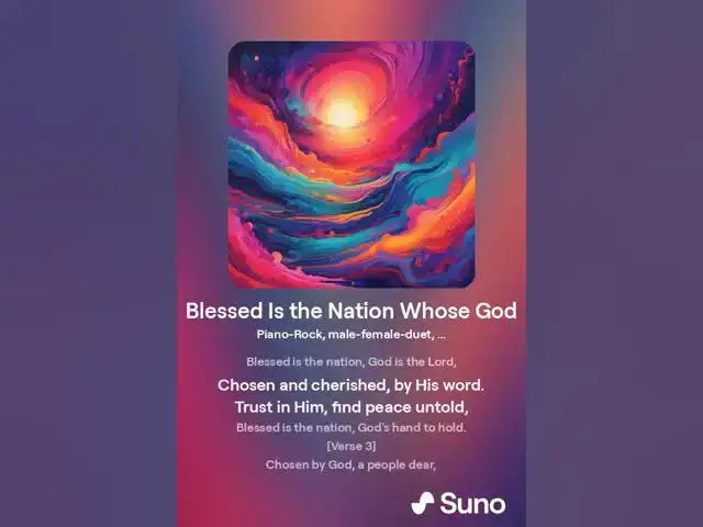 'Video thumbnail for Blessed Is the Nation Whose God Is the LORD - Christian Worship Song'