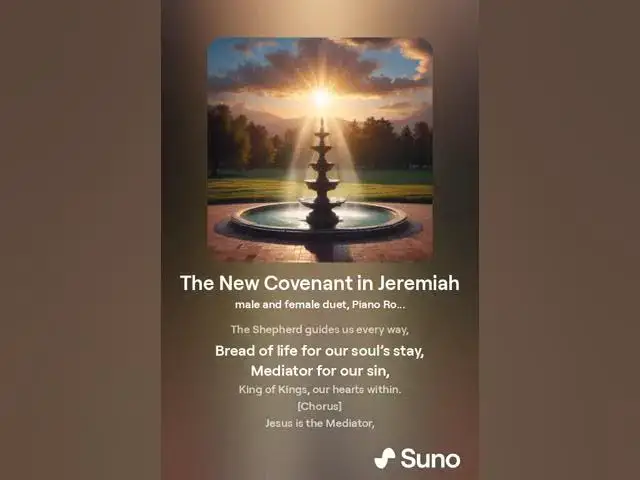 'Video thumbnail for Jesus the Mediator: A Song of the New Covenant'
