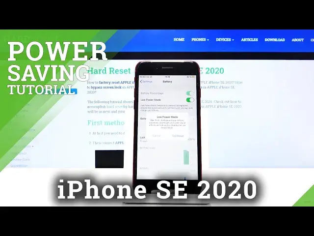 'Video thumbnail for How to Enable Power Saving Mode in iPhone SE 2020 – Activate Low Battery Power Solution'