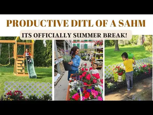 'Video thumbnail for DAY IN THE LIFE OF A STAY AT HOME MOM: GARDENING, SPRING CLEANING & MORE'