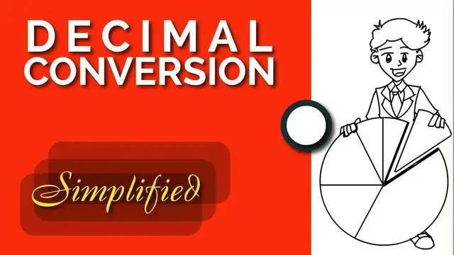 'Video thumbnail for Converting Decimals to Fractions, Simplified Ways to Convert Decimals In 3 Mins.'