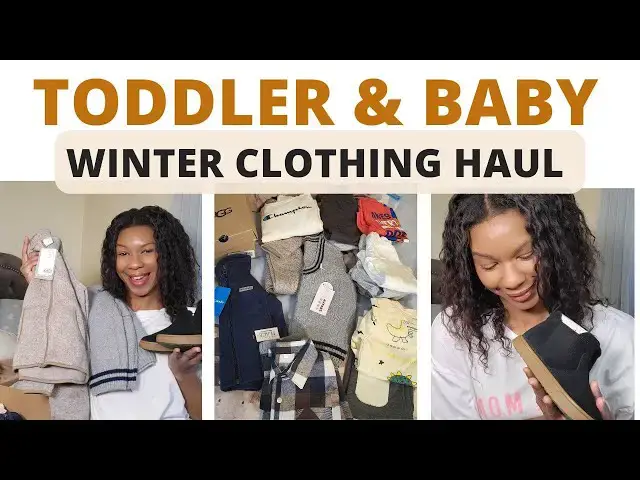'Video thumbnail for Toddler Winter Clothing Haul: H&M, Amazon, Target, Unisex'