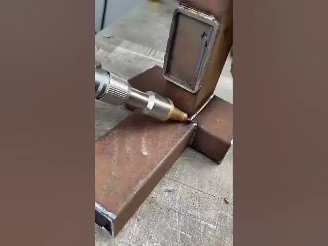 'Video thumbnail for Laser welding trick #welding #laserweldingmachine #laserwelding'