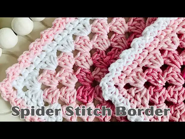 'Video thumbnail for Easy & Beautiful Crochet Edging - Step-by-Step - Add to Baby Blankets'