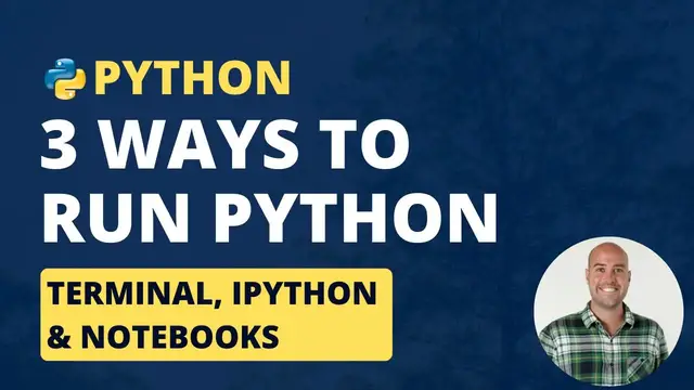 'Video thumbnail for Ways to run Python (Terminal, Shell, IDEs and Notebooks) | jcchouinard.com'