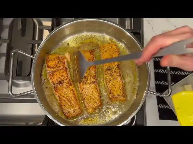 'Video thumbnail for Lemon Garlic Butter Salmon  a unique recipe you must try 720P HD'