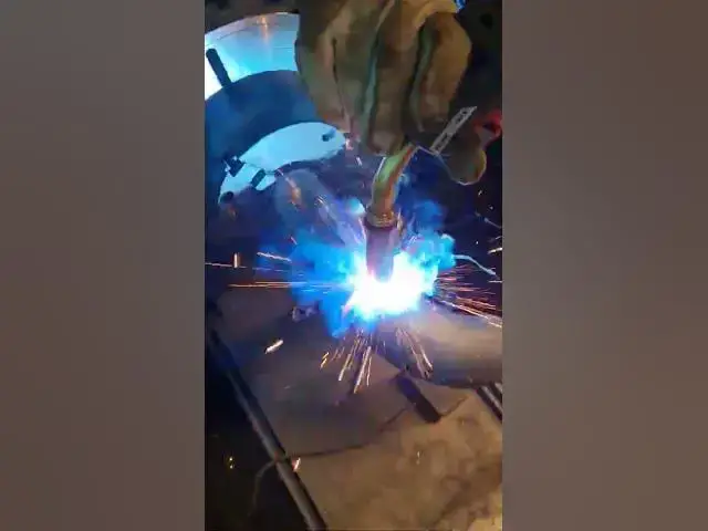 'Video thumbnail for Welding, MIG welding 13, Metal inert gas (MIG) and Metal active gas (MAG) #Shorts'
