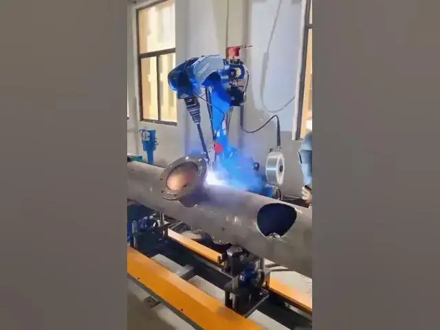 'Video thumbnail for Robotics welding #welding #welderup #weldingtutorial #2million #1million #welding_creative #welder'