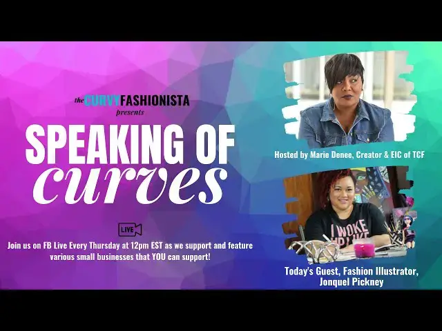 'Video thumbnail for Speaking of Curves: Meet Plus Size Fashion Illustrator, Jonquel Pickney'