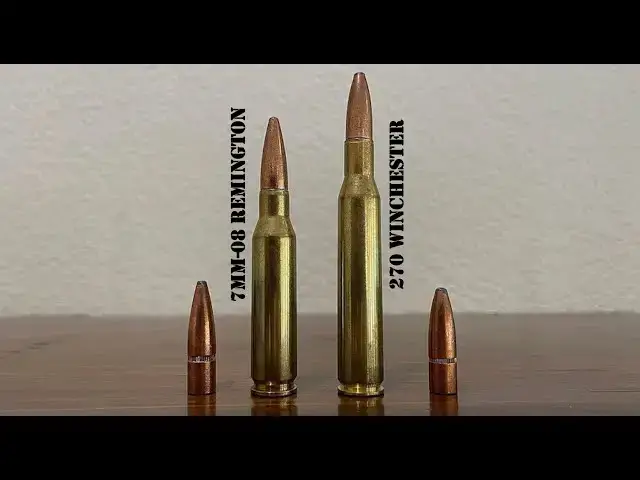 'Video thumbnail for 7mm-08 vs 270 Winchester Review & Comparison'