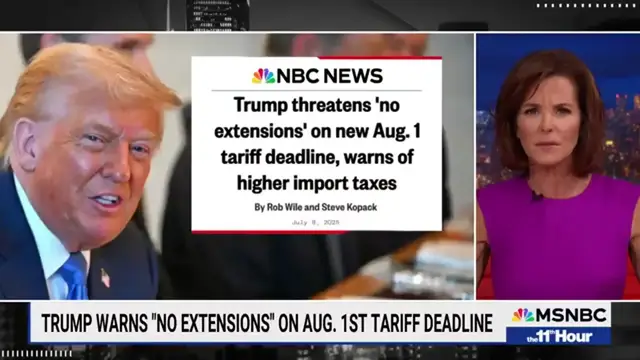 'Video thumbnail for Breaking: Trump Extends Tariff Deadline Again – Trade War Pressure Mounts'