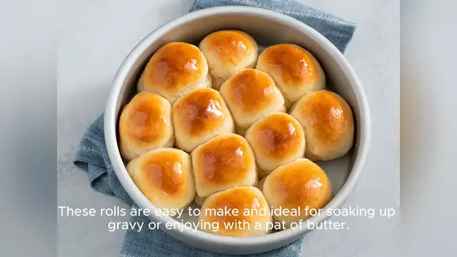 'Video thumbnail for dinner rolls recipe'