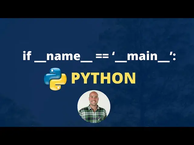 'Video thumbnail for What is if __name__ == '__main__' (in Python) - #python'