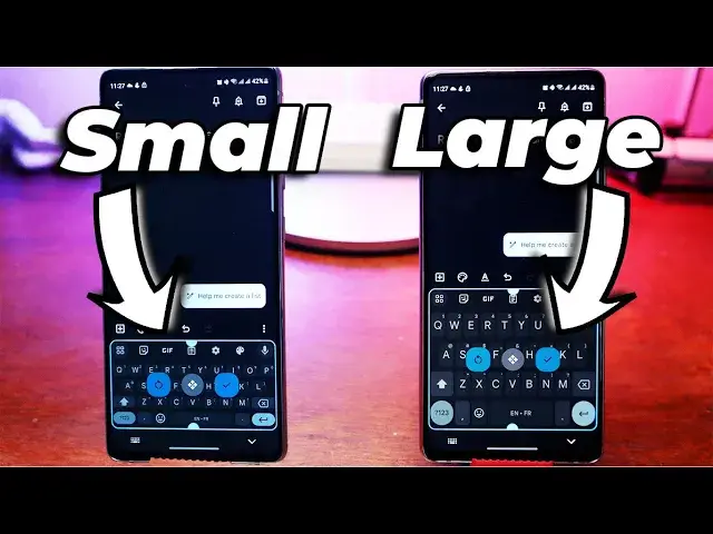 'Video thumbnail for How To Change Keyboard Size On Android (gboard, microsoft swiftkey, samsung keyboard)'