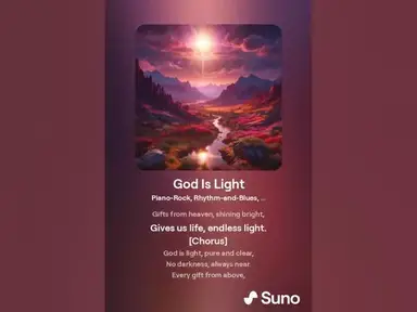 'Video thumbnail for God Is Light, and in Him Is No Darkness at All'