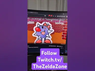 'Video thumbnail for Zelda streams on Twitch now! #announcement #twitch'