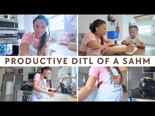'Video thumbnail for PRODUCTIVE DAY IN THE LIFE, PREGNANT WITH A TODDLER: Clean With Me, Homeschool, Nursery Updates'
