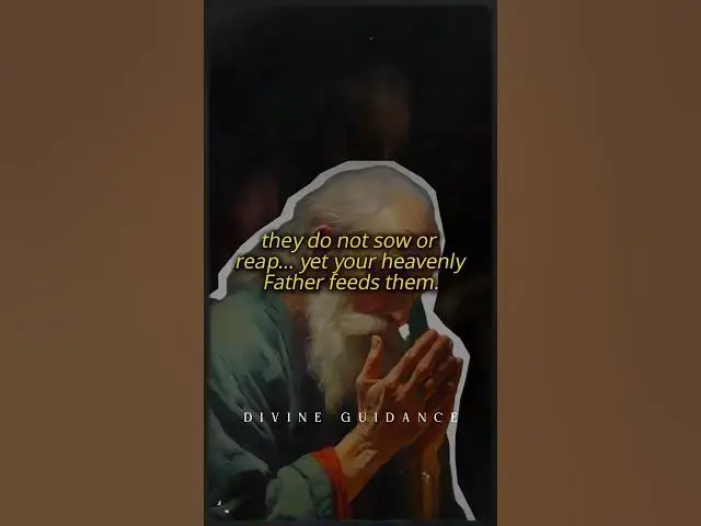 'Video thumbnail for Why Worry When God Provides? #divineguidance #shorts'