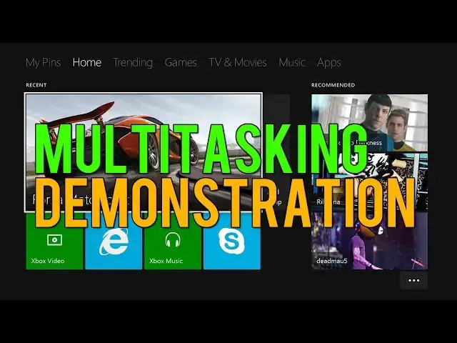 'Video thumbnail for Xbox One Multitasking Demonstration'