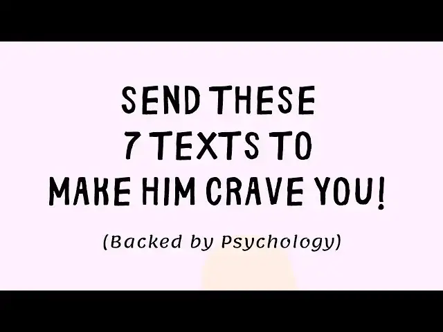 'Video thumbnail for Stop Sending 'I Miss You' — Send THESE 7 Texts Instead (Make Him Crave You!)'