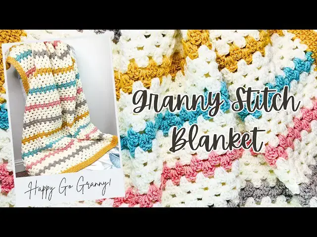 'Video thumbnail for How to Crochet The EASIEST Granny Stitch Baby Blanket'
