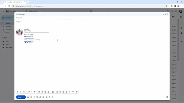 'Video thumbnail for How To Add Signature in Gmail (With Professional Design)'