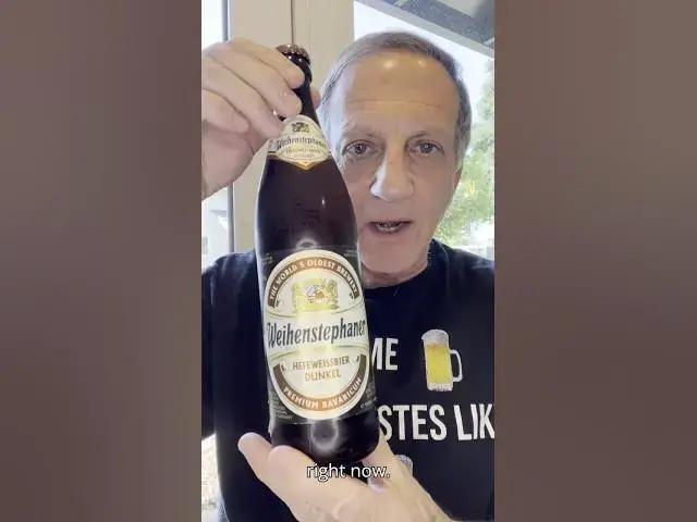 'Video thumbnail for Weihenstephaner Hefeweissbier Dunkel  #beer #beerreview'