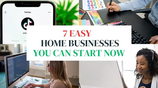 'Video thumbnail for 7 Easy Home Based Businesses That You Can Start Right Now'
