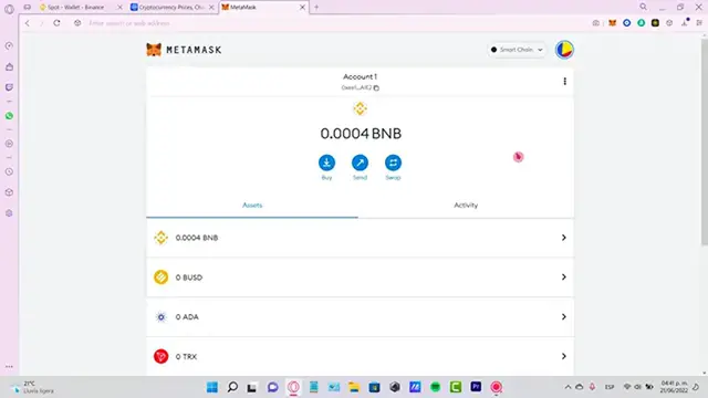 'Video thumbnail for How to CONVERT USDT to BNB in METAMASK (Step By Step)'