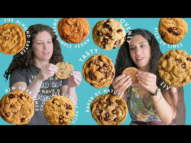 'Video thumbnail for The Ultimate Vegan Chocolate Chip Cookie Taste Test #veganrecipes #tastetest'