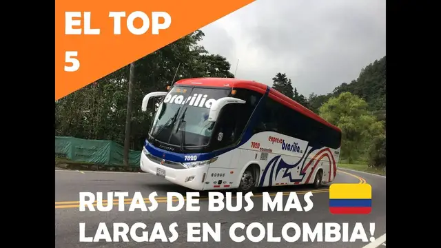'Video thumbnail for 🚍 Colombia en bus: las 5 rutas más extensas del territorio'