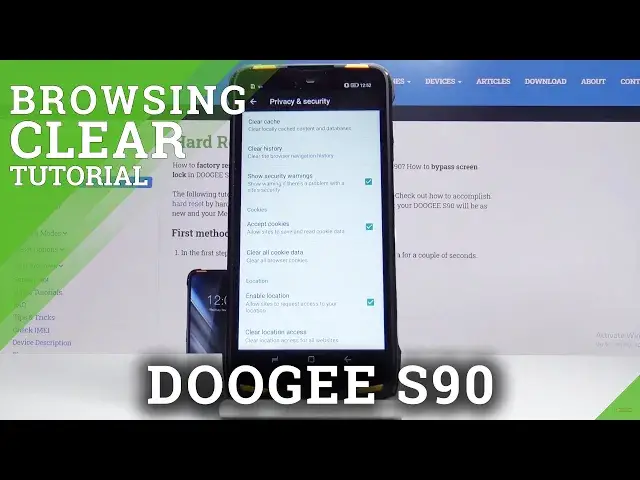 'Video thumbnail for How to Erase Browser Data on Doogee S90 –  Browsing History / Cache / Cookies'