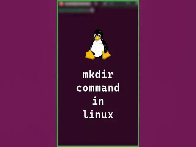 'Video thumbnail for 3/10 Basic Linux Commands | 'mkdir' command  #shorts #linux #linuxcommands'