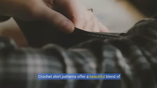 'Video thumbnail for Crochet Shirt Patterns: Classic to Contemporary Designs Tutorial'