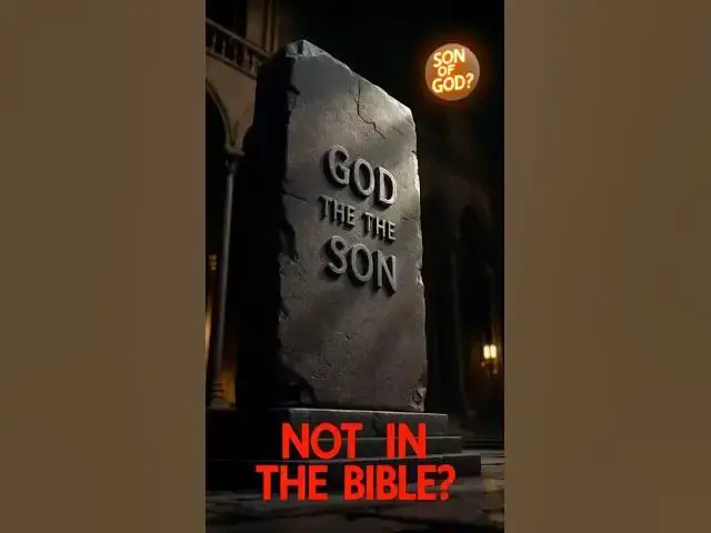 'Video thumbnail for "God the Son" or "Son of God"? The Unbiblical Phrase You've Been Taught #jesus #sonofgod #shorts'