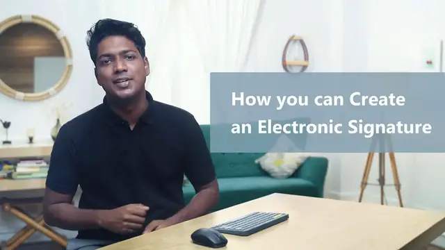'Video thumbnail for How to make Electronic Signature'