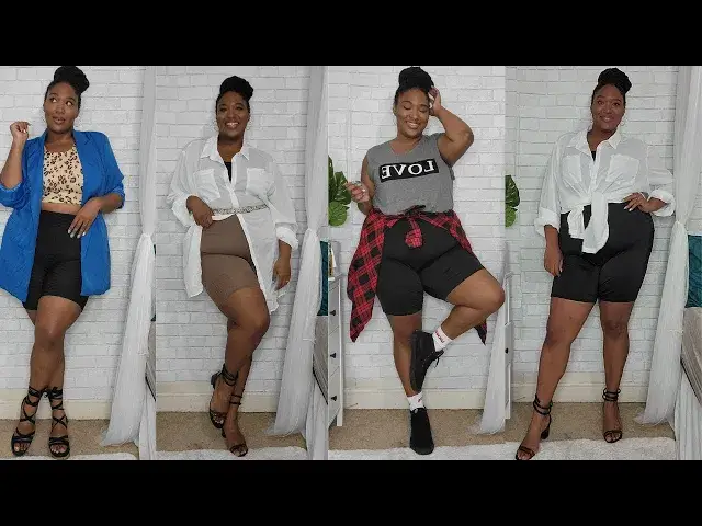 'Video thumbnail for PLUS SIZE FASHION| How To Style Biker Shorts| #TCFStyle'