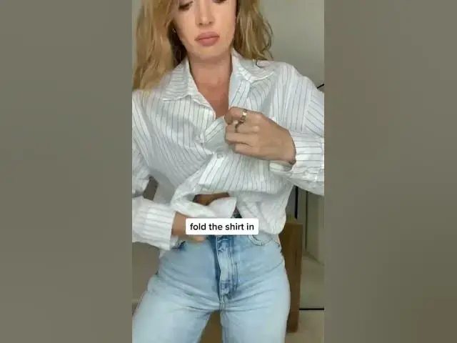 'Video thumbnail for Tucked in Shirt too Bulky? ✨ Subscribe to our Channel ❤️#shorts #fashion #styleinspo #style'