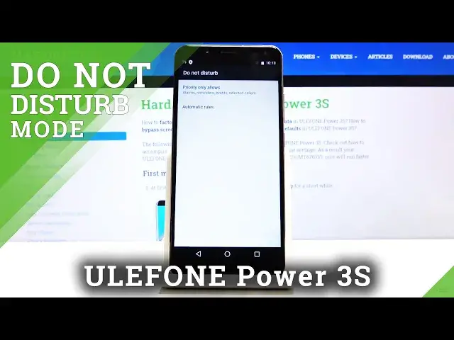 'Video thumbnail for How to Find Do Not Disturb Mode in ULEFONE Power 3S – Silent Device'