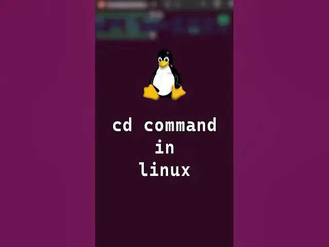 'Video thumbnail for 2/10 Basic Linux Commands | 'cd' command  #shorts #linux #linuxcommands'