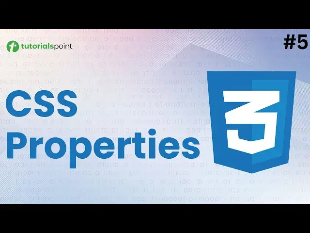 'Video thumbnail for Common CSS Properties, Comments in CSS | CSS Course for Beginners'