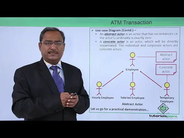 'Video thumbnail for UML - ATM Transaction - Use Case Diagram'