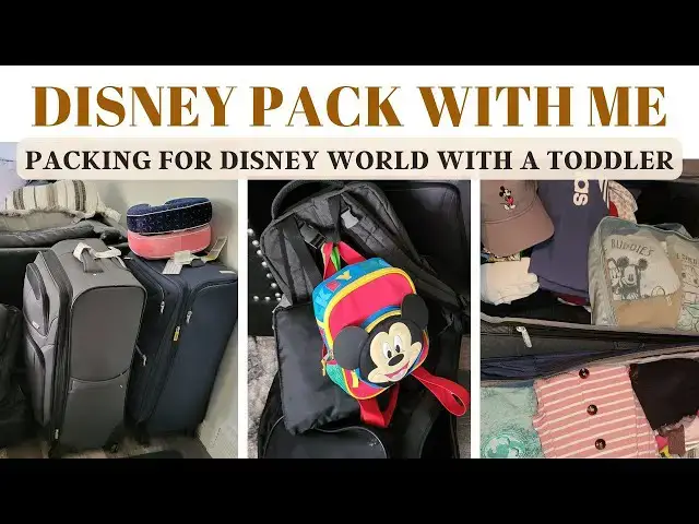 'Video thumbnail for Disney Pack With Me 2023 : Disney World With A Toddler'